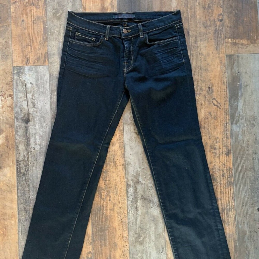 Women’s J Brand Straight Leg Jeans, Dark Blue, 28